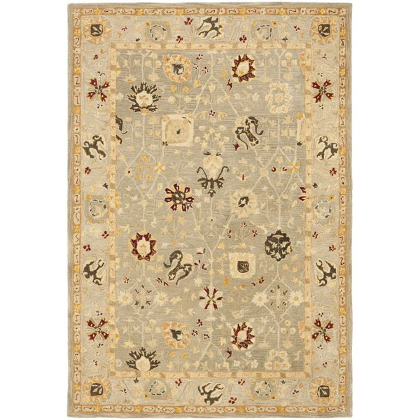 AN559 Hand Tufted Rectangle Wool Pile Rug from India - Luxurious, Durable, and Stylish Home Addition