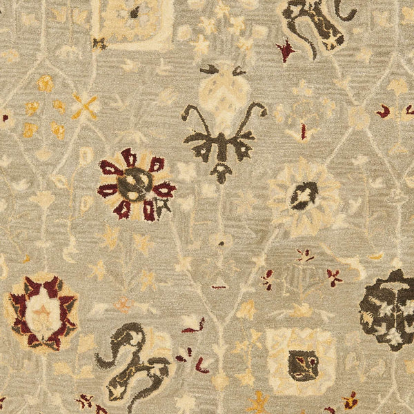 AN559 Hand Tufted Rectangle Wool Pile Rug from India - Luxurious, Durable, and Stylish Home Addition