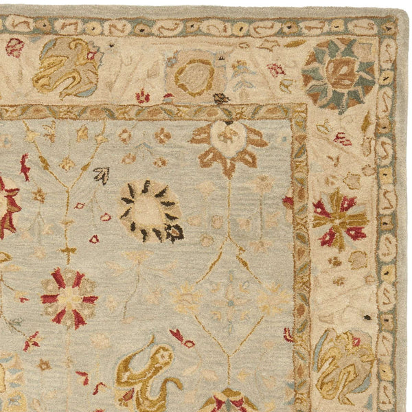 AN559 Hand Tufted Rectangle Wool Pile Rug from India - Luxurious, Durable, and Stylish Home Addition