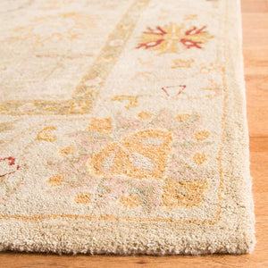 AN559 Hand Tufted Rectangle Wool Pile Rug from India - Luxurious, Durable, and Stylish Home Addition