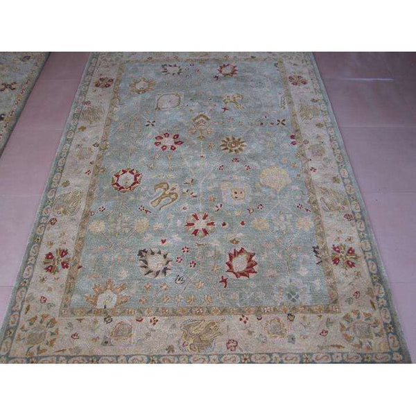 AN559 Hand Tufted Rectangle Wool Pile Rug from India - Luxurious, Durable, and Stylish Home Addition