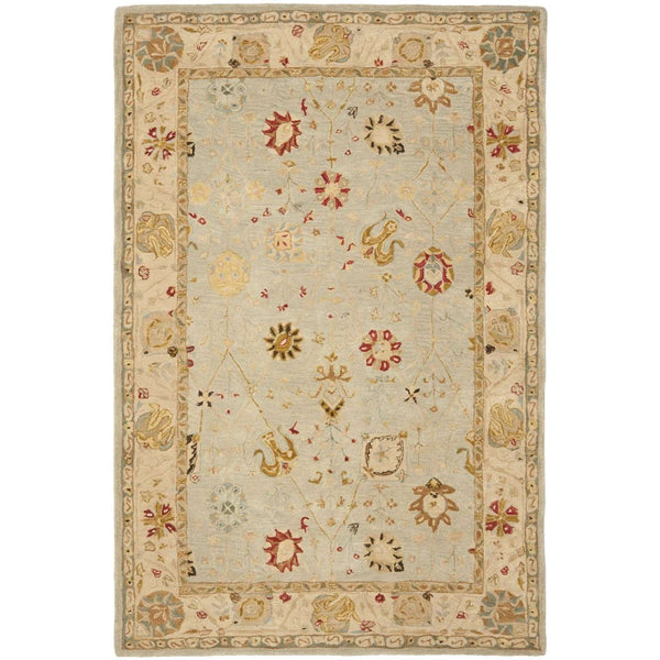 AN559 Hand Tufted Rectangle Wool Pile Rug from India - Luxurious, Durable, and Stylish Home Addition