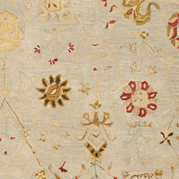 AN559 Hand Tufted Rectangle Wool Pile Rug from India - Luxurious, Durable, and Stylish Home Addition