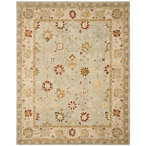AN559 Hand Tufted Rectangle Wool Pile Rug from India - Luxurious, Durable, and Stylish Home Addition
