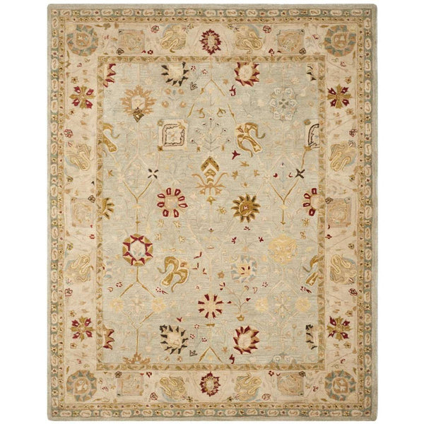 AN559 Hand Tufted Rectangle Wool Pile Rug from India - Luxurious, Durable, and Stylish Home Addition