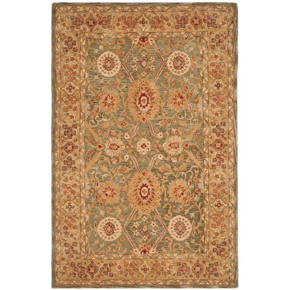 Anatolia Hand-Tufted Wool Rug - Antique Elegance with Rich Colors and Authentic 19th Century Style