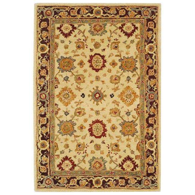 Anatolia Collection Rug - Exquisite Hand-Spun Wool Design with Authentic 19th Century Charm