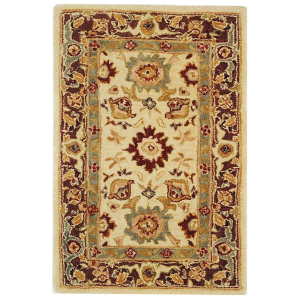 Anatolia Collection Rug - Exquisite Hand-Spun Wool Design with Authentic 19th Century Charm