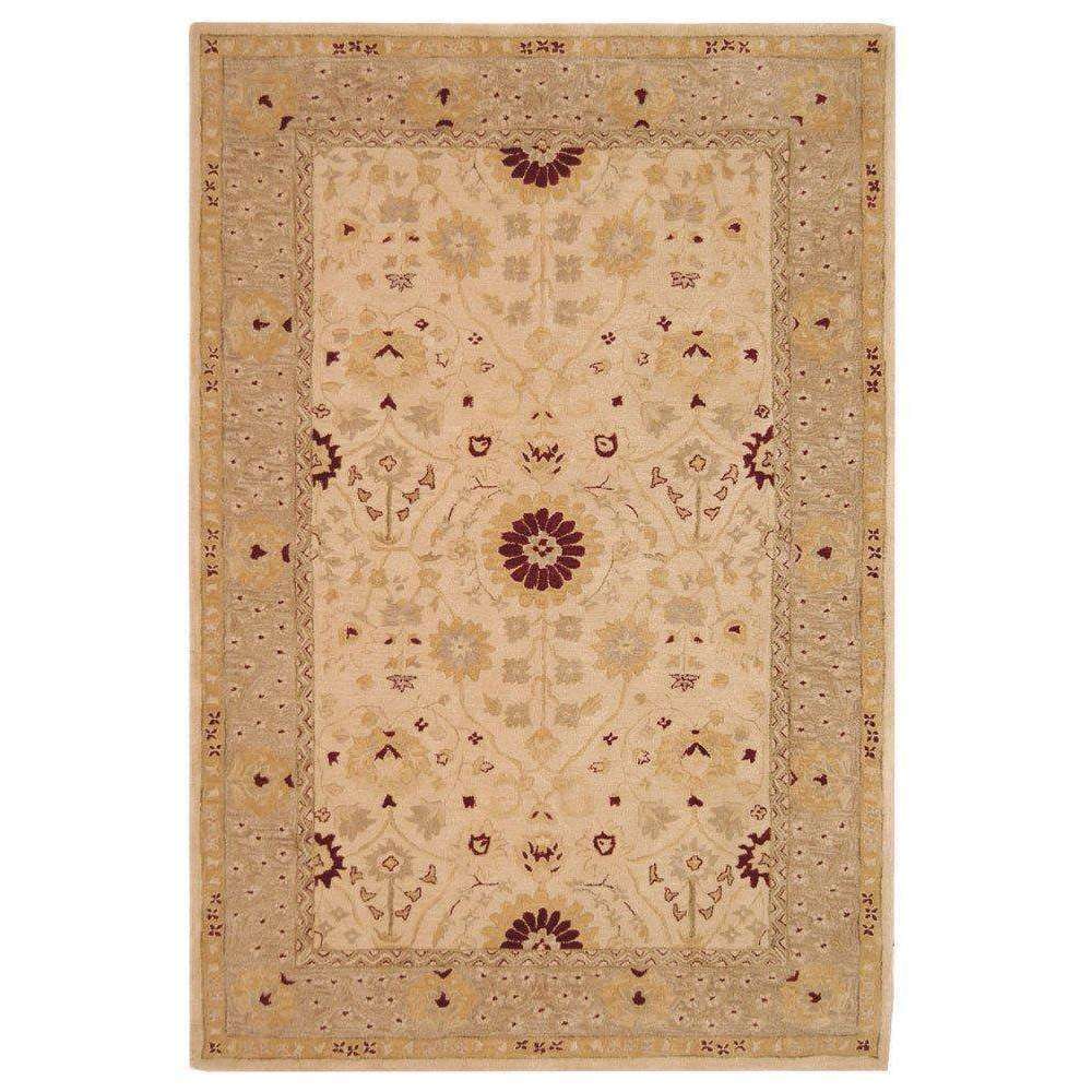 Anatolia AN550 Rug - Timeless Elegance in Hand-Spun Wool with Authentic 19th Century Design Flair