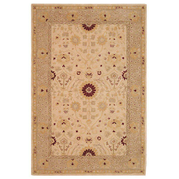 Anatolia AN550 Rug - Timeless Elegance in Hand-Spun Wool with Authentic 19th Century Design Flair