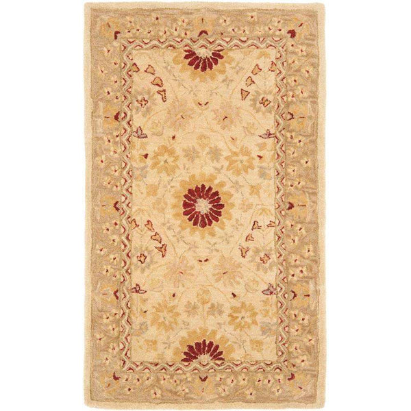 Anatolia AN550 Rug - Timeless Elegance in Hand-Spun Wool with Authentic 19th Century Design Flair
