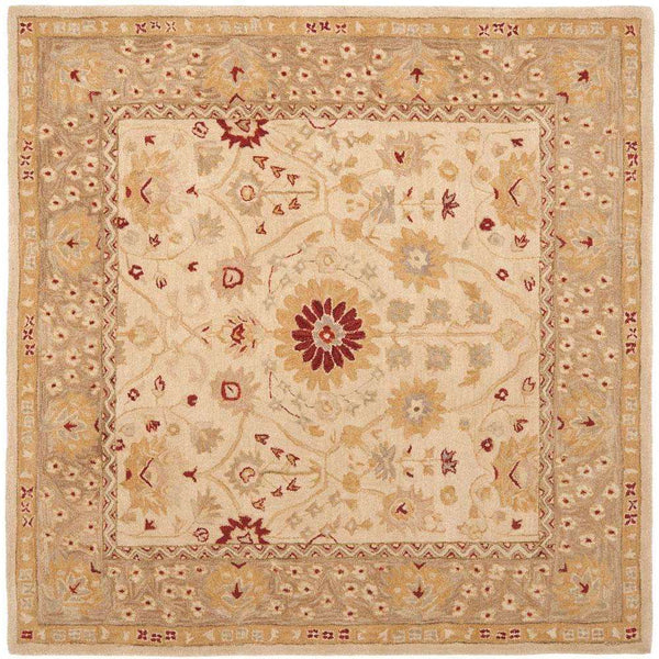 Anatolia AN550 Rug - Timeless Elegance in Hand-Spun Wool with Authentic 19th Century Design Flair