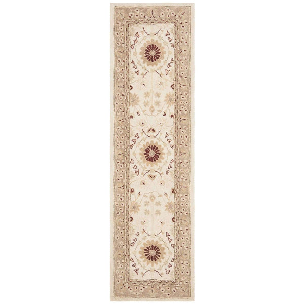 Anatolia AN550 Rug - Timeless Elegance in Hand-Spun Wool with Authentic 19th Century Design Flair