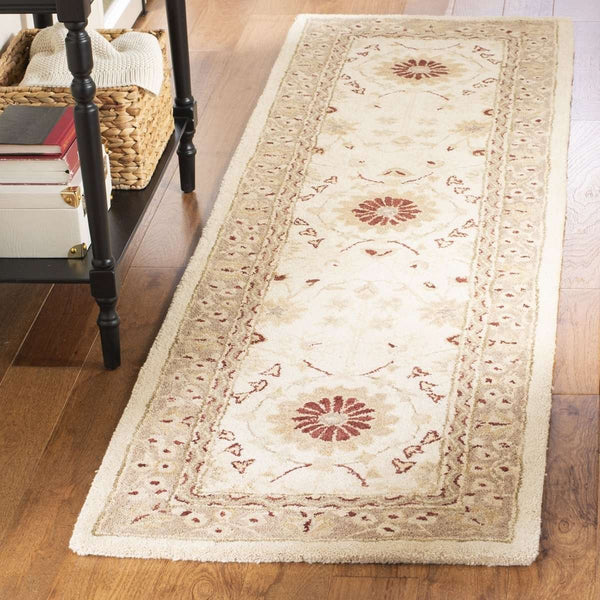 Anatolia AN550 Rug - Timeless Elegance in Hand-Spun Wool with Authentic 19th Century Design Flair