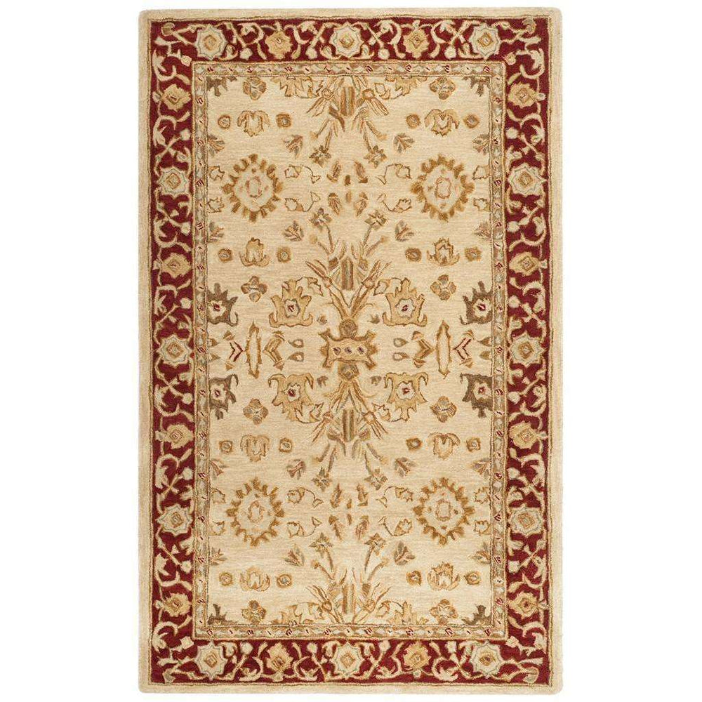 Anatolia Collection Rug - Hand Spun Wool, Authentic 19th Century Design with Luxurious Thick Pile