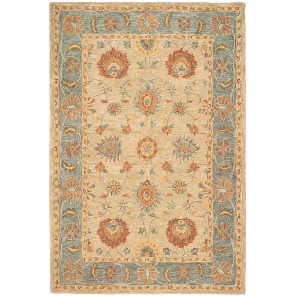 Anatolia AN561 Rug - Handcrafted Wool Pile with Vintage Charm, Timeless Elegance for Your Space