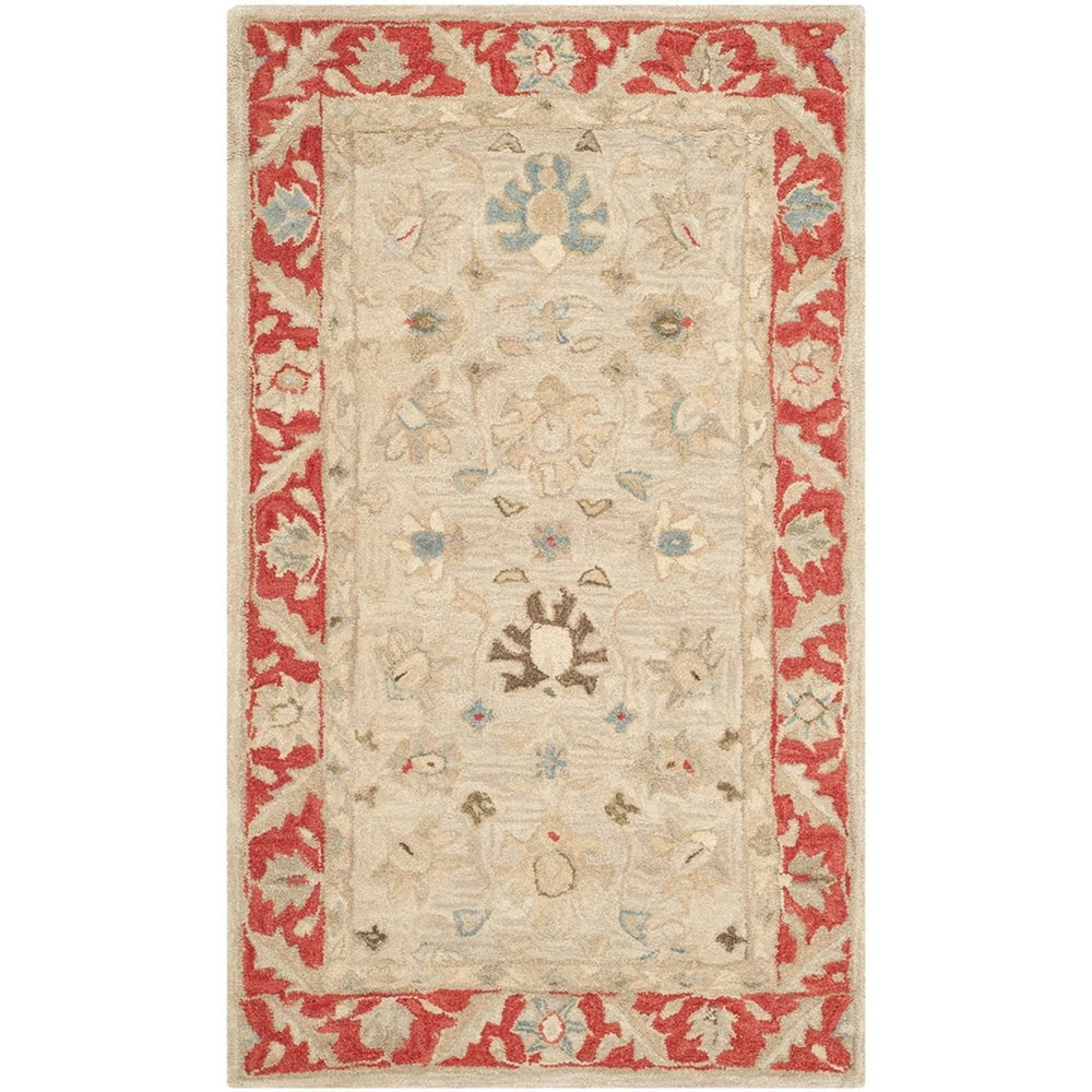 Anatolia Collection Tufted Rug - Vintage Inspired Hand Spun Wool with Authentic 19th Century Charm