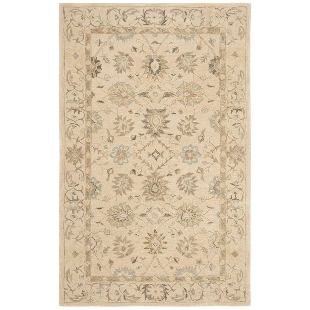 Anatolia Collection Hand-Spun Wool Rug - Timeless Elegance with Authentic 19th Century Charm
