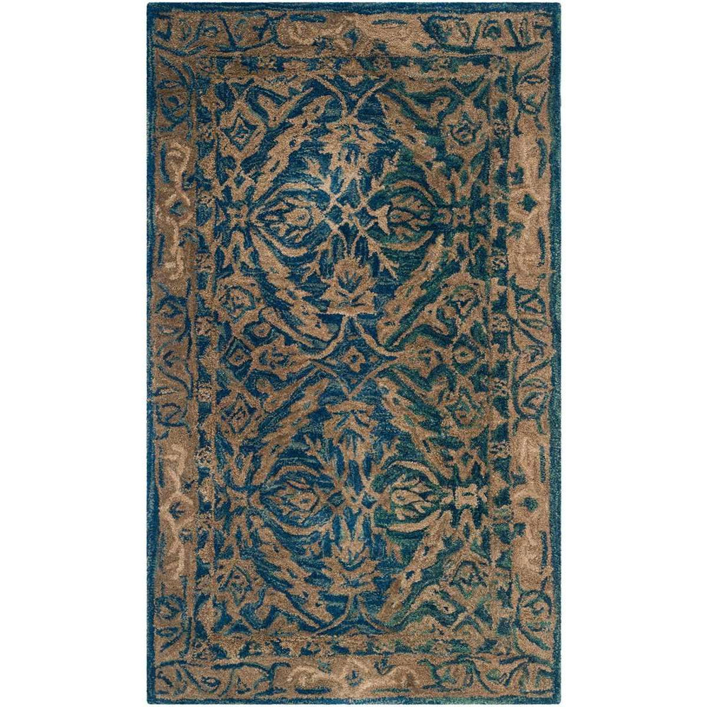Anatolia Handcrafted Tufted Rug - Authentic Old World Charm with Luxurious Wool Pile Finish