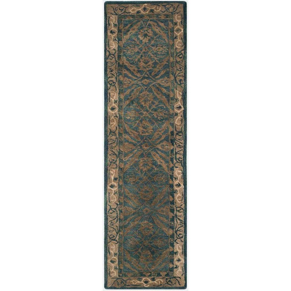 Anatolia Handcrafted Tufted Rug - Authentic Old World Charm with Luxurious Wool Pile Finish