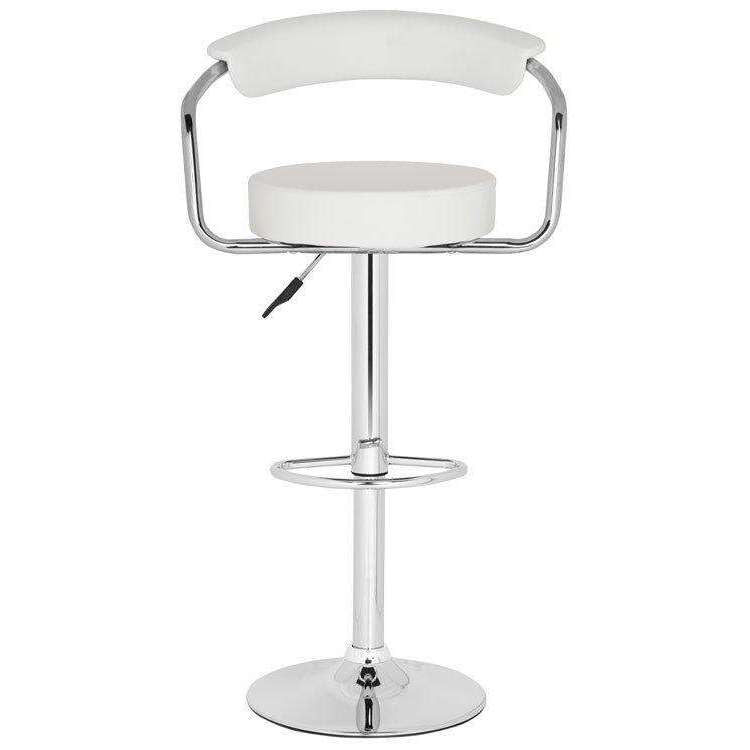 Angus Swivel Bar Stool - Retro Style with Chrome Accents, Adjustable Height & 360-Degree Swivel Seat