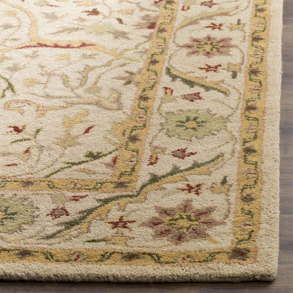 Antiquity Hand-Tufted Persian-Inspired Wool Rug - Elegant Design with Rich Colors and Luster