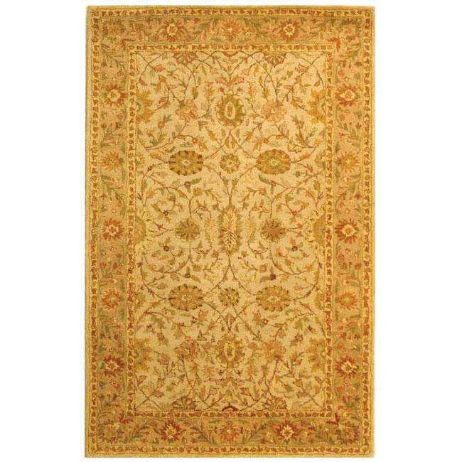 Antiquity Hand-Tufted Persian-Inspired Wool Rug with Elegant Designs and Rich Colors for Your Home