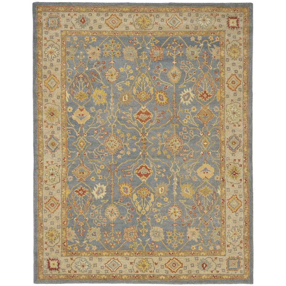 Antiquity Hand-Tufted Persian-Inspired Rug - Elegant Designs in Rich Colors, 100% Wool Pile