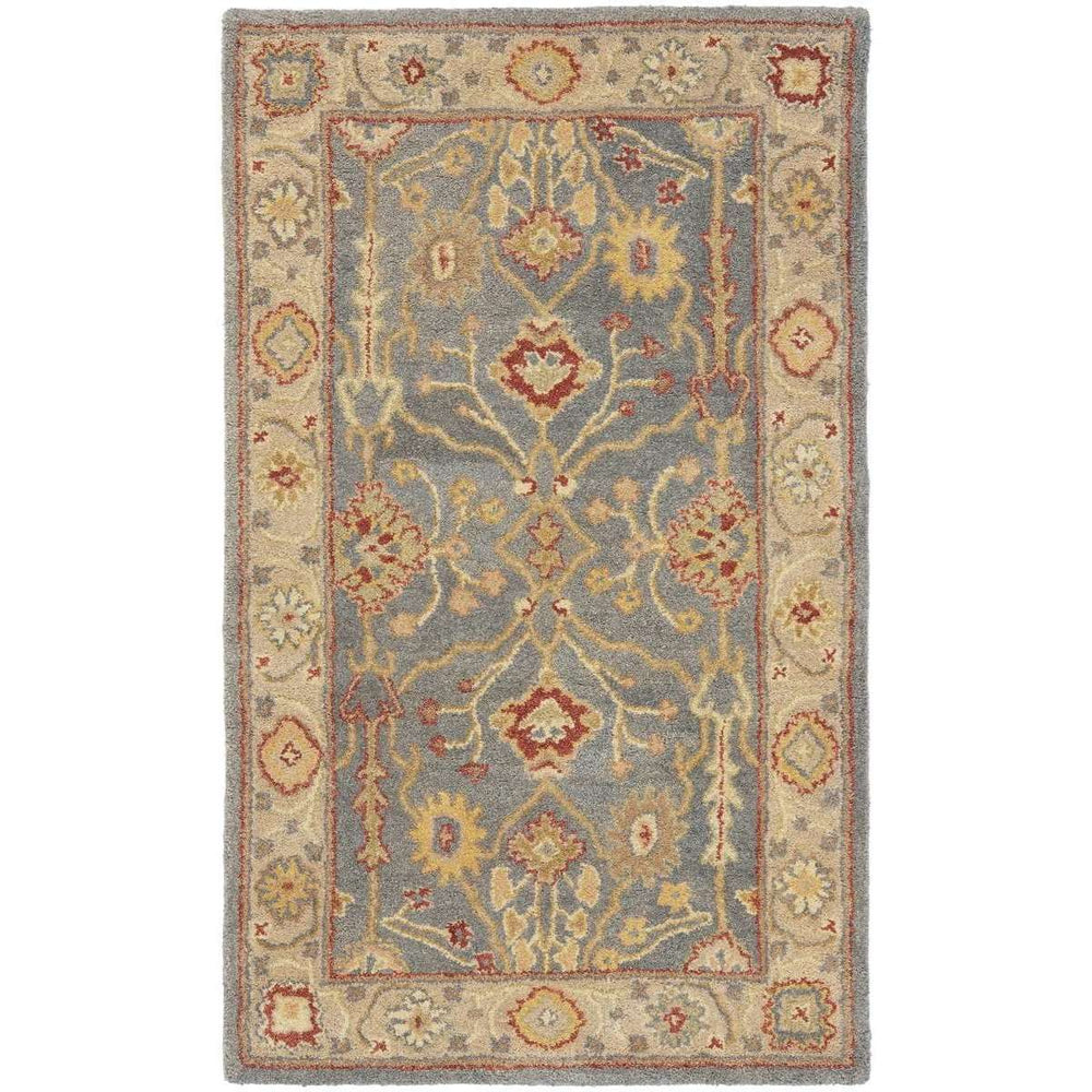 Antiquity Hand-Tufted Persian-Inspired Rug - Elegant Designs in Rich Colors, 100% Wool Pile