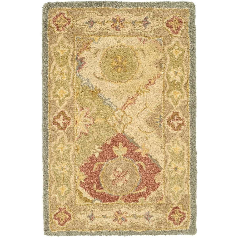 Antiquity Hand Tufted Persian-Inspired Rug - Luxurious Wool, Elegant Design, Timeless Aged Patina