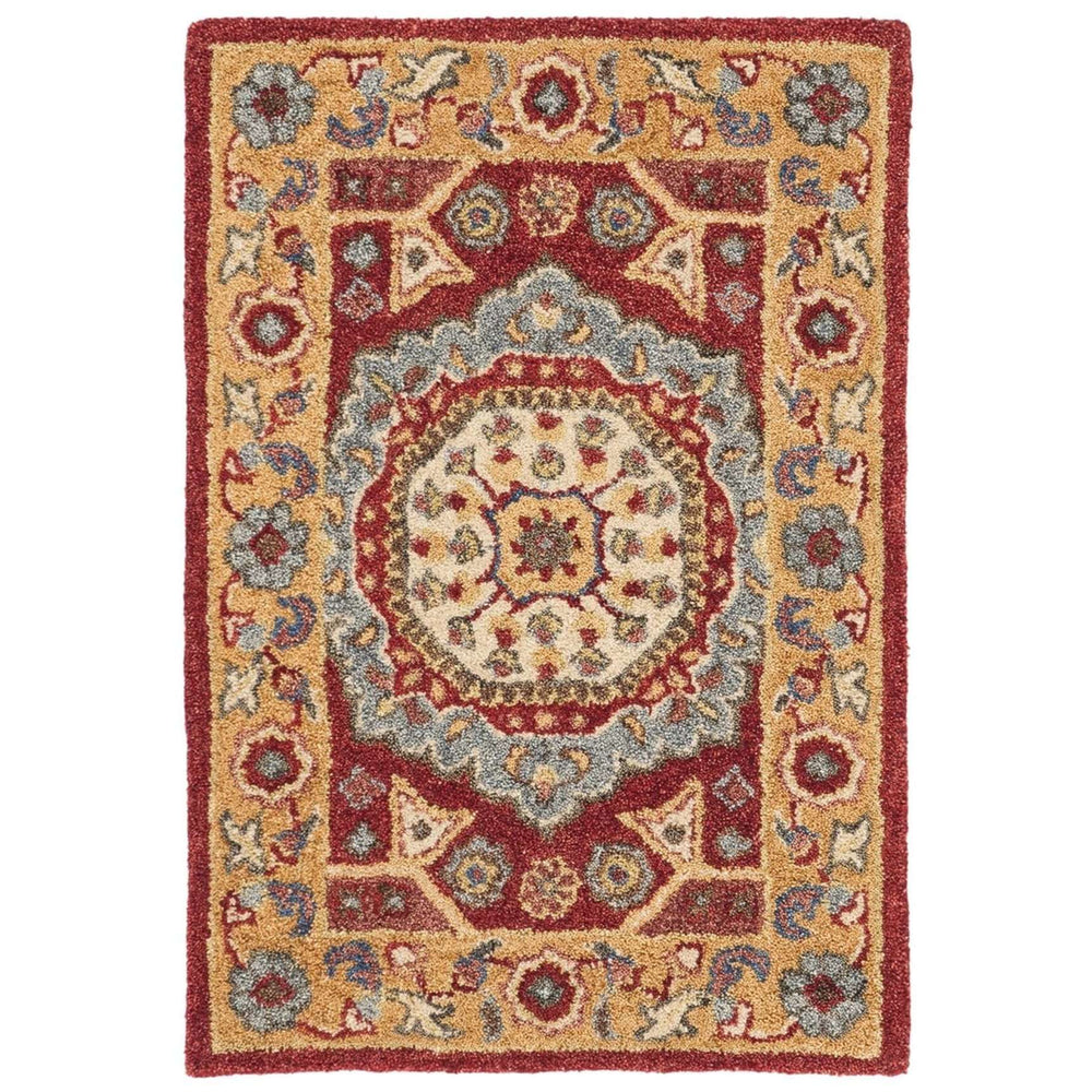 Antiquity Hand-Tufted Persian-Inspired Wool Rug - Elegant 19th Century Design for Luxurious Spaces