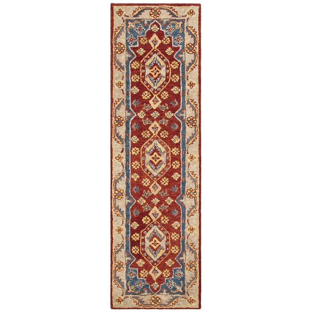 Antiquity Hand Tufted Persian-Inspired Rug in Rich Colors | Luxurious 100% Wool | Elegant Home Decor