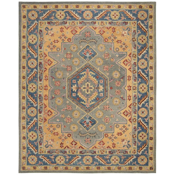 Antiquity Hand Tufted Persian-Inspired Rug - Elegant 19th Century Design in Premium Wool Blend