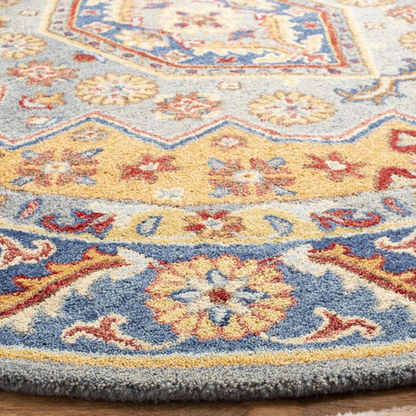 Antiquity Hand Tufted Persian-Inspired Rug - Elegant 19th Century Design in Premium Wool Blend