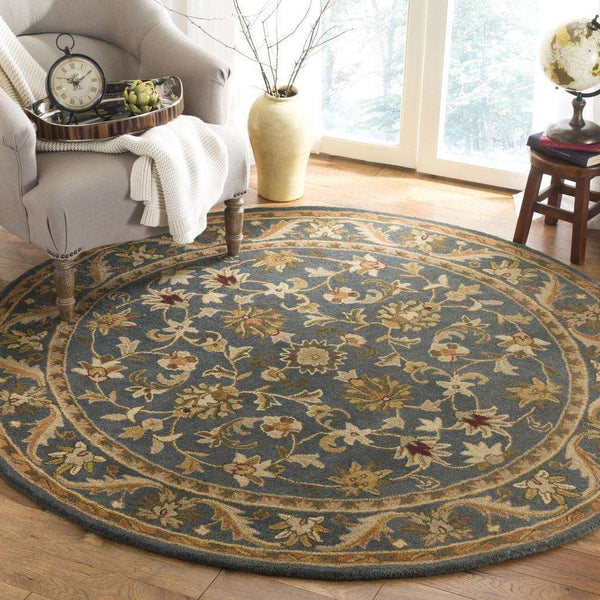 Antiquity Hand Tufted Persian-Inspired Rug in Rich Colors and Elegant Designs for Timeless Decor