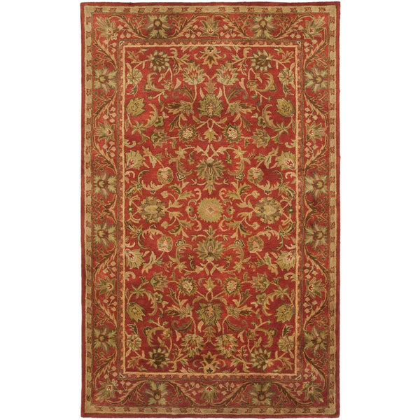Antiquity Hand Tufted Persian-Inspired Rug in Rich Colors and Elegant Designs for Timeless Decor