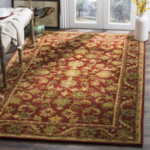 Antiquity Hand Tufted Persian-Inspired Rug in Rich Colors and Elegant Designs for Timeless Decor