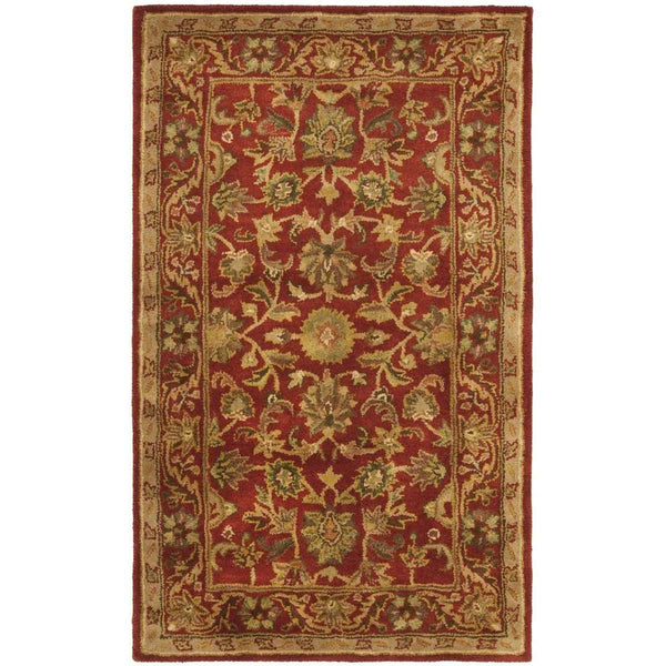 Antiquity Hand Tufted Persian-Inspired Rug in Rich Colors and Elegant Designs for Timeless Decor