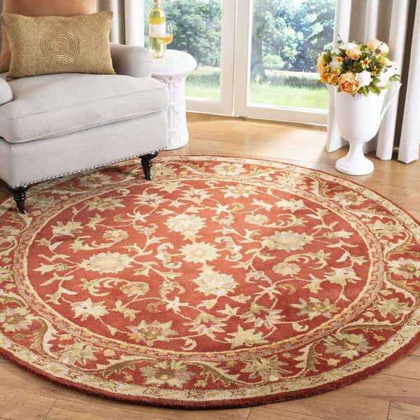 Antiquity Hand Tufted Persian-Inspired Rug in Rich Colors and Elegant Designs for Timeless Decor