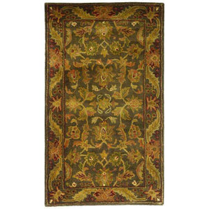 Antiquity Hand Tufted Persian-Inspired Rug in Rich Colors and Elegant Designs for Timeless Decor