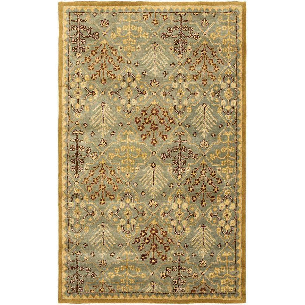 Antiquity Hand-Tufted Wool Rug: Elegant 19th Century Persian-Inspired Design for Timeless Luxury