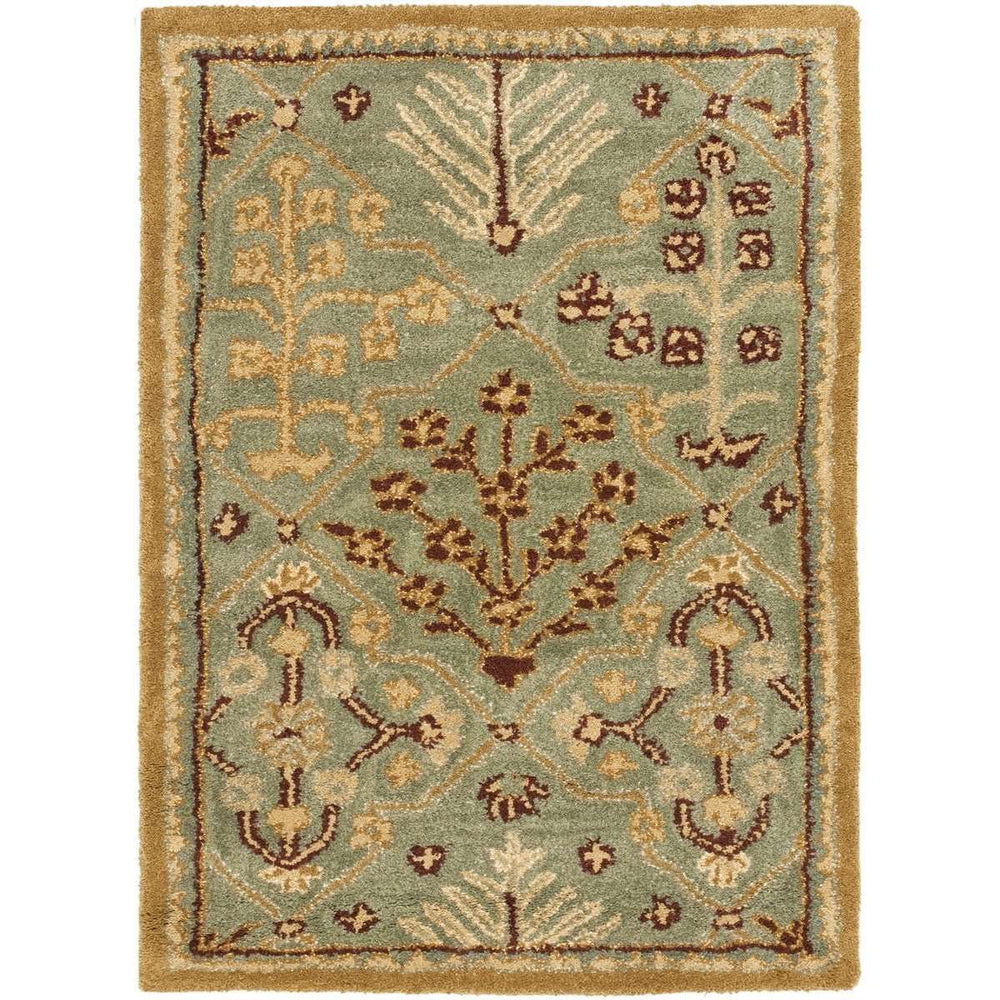 Antiquity Hand-Tufted Wool Rug: Elegant 19th Century Persian-Inspired Design for Timeless Luxury