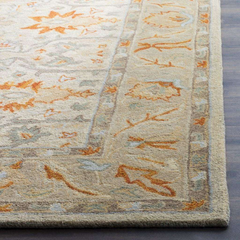 Antiquity Hand-Tufted Persian-Inspired Rug – Luxurious 100% Wool Pile with Timeless Elegance