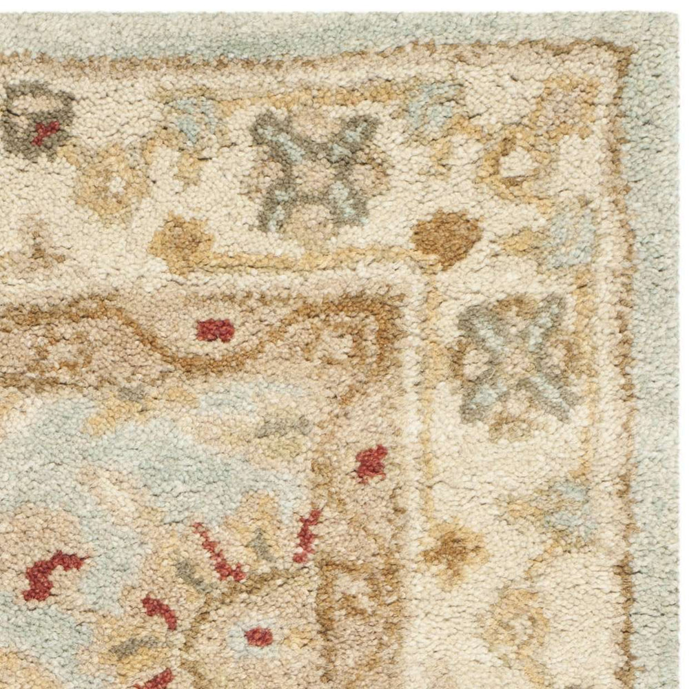 Antiquity Hand-Tufted Persian-Inspired Rug in Rich Colors with Herbal Wash for Timeless Elegance