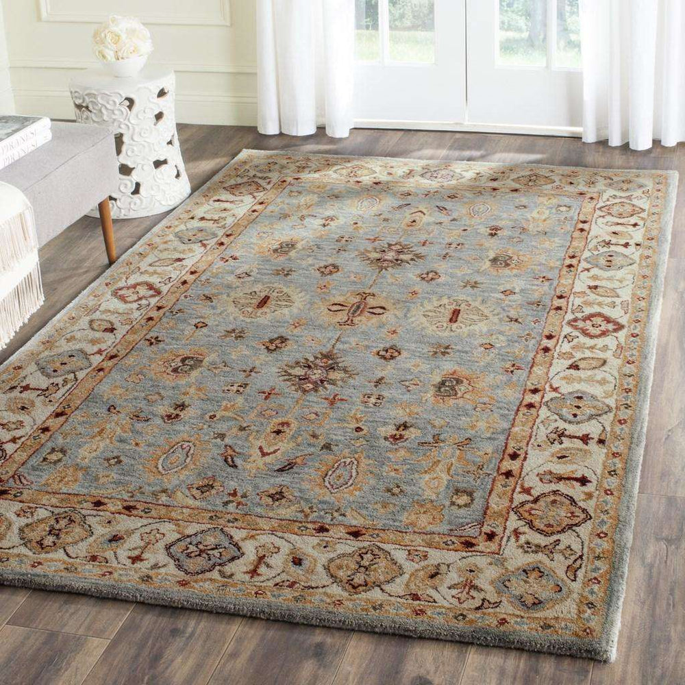 Antiquity Hand-Tufted Persian-Inspired Rug – Luxurious 100% Wool with Timeless Elegance and Luster