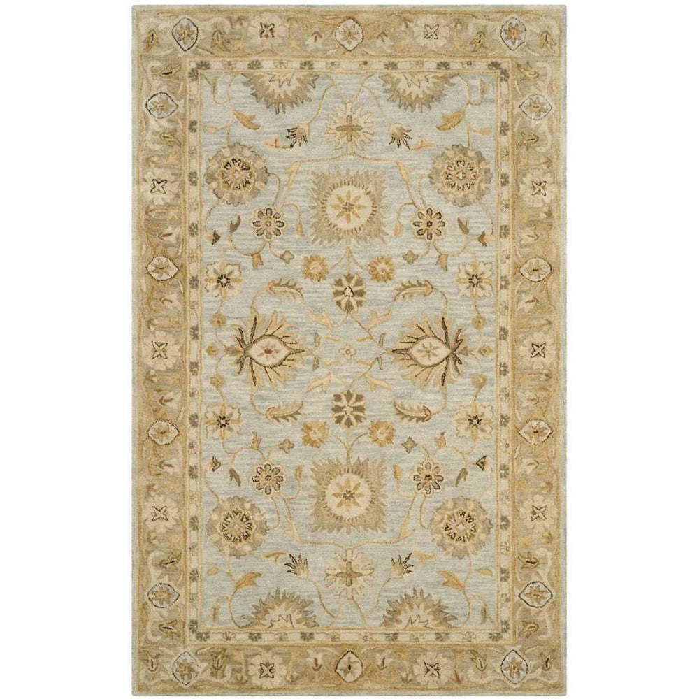 Antiquity Hand-Tufted Persian-Inspired Area Rug: Elegant Design, Rich Colors, Premium Wool Quality