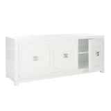 Arcelia Sideboard 3 Door Lacquer White MDF Couture