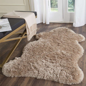 Arctic Hand-Tufted Shag Rug – Luxurious Beige Centerpiece for Rustic and Contemporary Décor