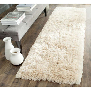Arctic Hand-Tufted Shag Rug – Luxurious Beige Centerpiece for Rustic and Contemporary Décor