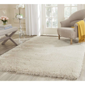 Arctic Hand-Tufted Shag Rug – Luxurious Beige Centerpiece for Rustic and Contemporary Décor